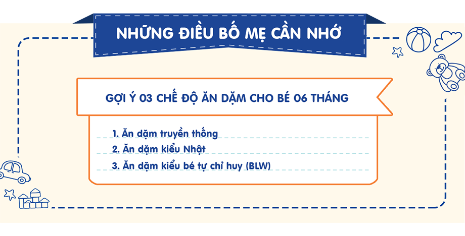 Chọn phương pháp ăn dặm dinh dưỡng cho trẻ 6 tháng tuổi