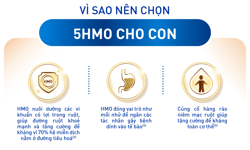 vì sao nên chọn 5HMO cho con