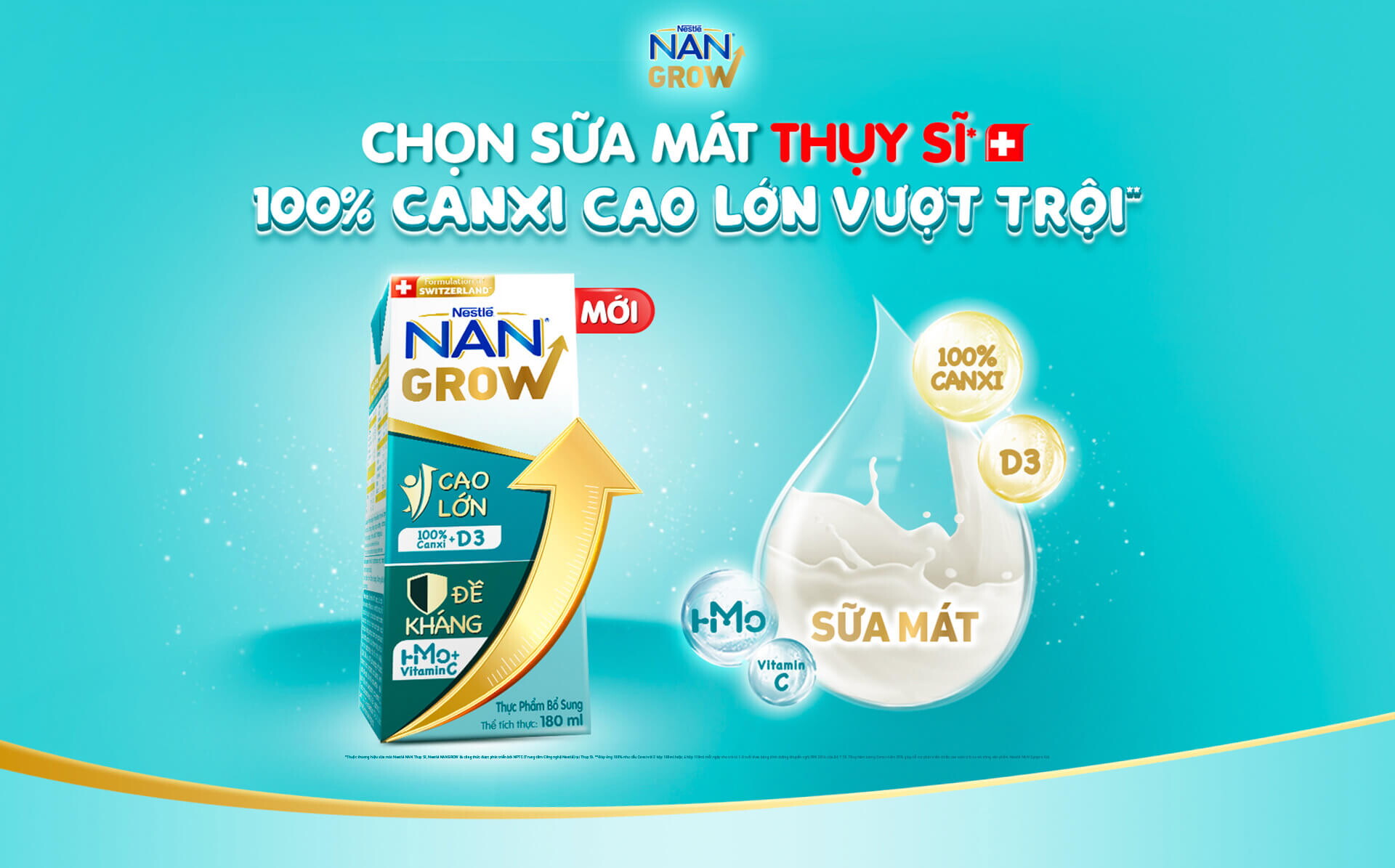 Sữa mát Thụy Sỹ Nestlé NANGROW