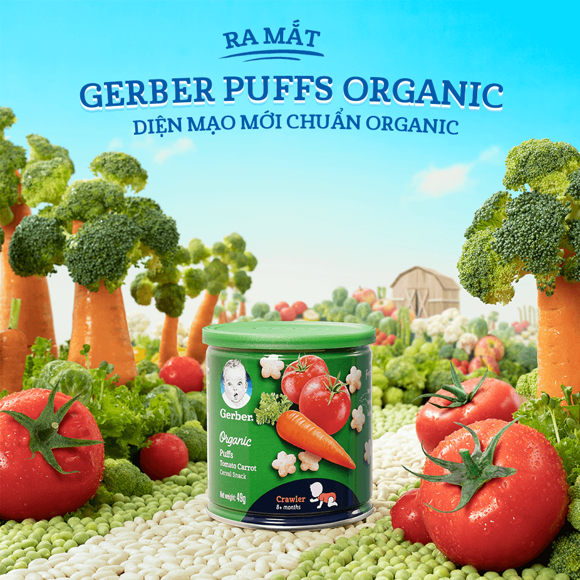 Gerber puffs organic